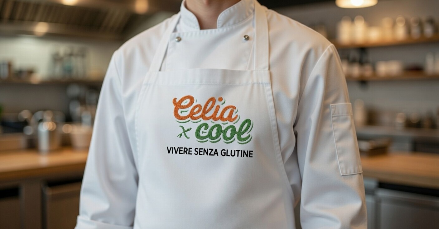 Grembiule con logo Celia Cool